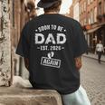 Soon To Be Dad Again Promoted To Dad Again 2026 Men's Back Print T-Shirt Soon To Be Dad Again Promoted To Dad Again 2026 Men's Back Print T-Shirt