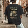 Soon To Be Daddy Fatherhood Baby Announcement Future Dad Men's Back Print T-Shirt