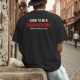 Soon To Be A Daddy Of Twins Expecting Father Men's Back Print T-Shirt Soon To Be A Daddy Of Twins Expecting Father Men's Back Print T-Shirt