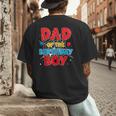 Spider Web Family Matching Dad Of The Birthday Boy Men's Back Print T-Shirt Spider Web Family Matching Dad Of The Birthday Boy Men's Back Print T-Shirt