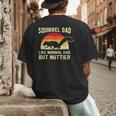 Squirrel Dad Pet Squirrel Owner Squirrel Lover Nuts Men's Back Print T-Shirt
