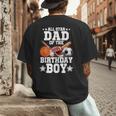 All Star Dad Of The Birthday Boy Basketball Soccer Sport Men's Back Print T-Shirt All Star Dad Of The Birthday Boy Basketball Soccer Sport Men's Back Print T-Shirt