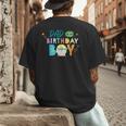 Star Wars Grogu Mandalorian Toon Dad Of The Birthday Boy Men's Back Print T-Shirt