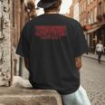 Stranger Dad Father's Day Or Birthday Themed Men's Back Print T-Shirt