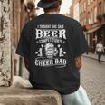 I Thought She Said Beer Competition Cheer Dad Men's Back Print T-Shirt