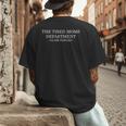 The Tired Moms Department Go Ask Your Dad Mom Life Men's Back Print T-Shirt The Tired Moms Department Go Ask Your Dad Mom Life Men's Back Print T-Shirt