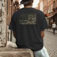 I Have Two Titles Dad And Grumpy Father's Day Grandpa Grumpy Men's Back Print T-Shirt