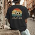 Vintage Axolotl Dad Axolotl Lovers Daddy Father's Day Men's Back Print T-Shirt Vintage Axolotl Dad Axolotl Lovers Daddy Father's Day Men's Back Print T-Shirt