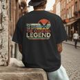 Vintage Cooking Dad The Man The Myth The Legend Chef Men's Back Print T-Shirt