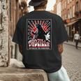 Vintage Dadzilla Father Of The Monsters Fathers Day Men's Back Print T-Shirt