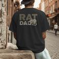 Vintage Distressed Rat Dad Men's Back Print T-Shirt Vintage Distressed Rat Dad Men's Back Print T-Shirt