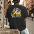 Volleyball Dad Professional Line Judge Volleyball Dad Men's Back Print T-Shirt