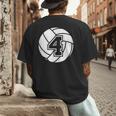 Volleyball Player 4 Volleyball Mom Dad Jersey Number 4 Men's Back Print T-Shirt
