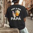 Voy Hacer Papa Ser Papa Voy A Ser Papa Dad To Be In Spanish Men's Back Print T-Shirt