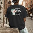 And Why Should I Care Sarcastic Unicorn Dad Mom Men's Back Print T-Shirt