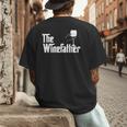 Winefather Wine Dad Dad Red Wine Wine Men's Back Print T-Shirt Winefather Wine Dad Dad Red Wine Wine Men's Back Print T-Shirt