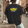 WowShirt WOW Dad Mom Men Women Boys Girls Tee Men's Back Print T-Shirt