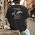 Wrestling Dad Martial Arts Wrestler Wrestle Hobby Father Men's Back Print T-Shirt Wrestling Dad Martial Arts Wrestler Wrestle Hobby Father Men's Back Print T-Shirt