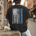 Wrestling Dad Men's Back Print T-Shirt