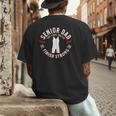 Wrestling Senior Dad The Final Match 2026 Men's Back Print T-Shirt