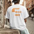 Basketball Not Yelling This Is My Basketball Coach Dad Men's Back Print T-Shirt Basketball Not Yelling This Is My Basketball Coach Dad Men's Back Print T-Shirt