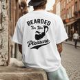 Bearded For Her Pleasure Bearded Dad Father Men's Back Print T-Shirt