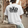 Best Dad In The Whole Wide World Men's Back Print T-Shirt