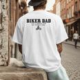 Biker Dad Mountain Bike MTB Father's Day Cyclist Men's Back Print T-Shirt