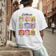 Cat Lover Cat Mom Cat Dad Crazy Cat Lady Cattitudes Men's Back Print T-Shirt