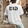 Dad Bee Cute Beekeeping 1st Birthday Matching Family Dada Men's Back Print T-Shirt