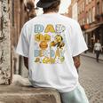 Dad Of The Bee-Day Girl Bee Birthday Party Men's Back Print T-Shirt