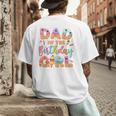 Dad Of The Birthday Ice Cream Family Matching Party Men's Back Print T-Shirt