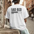 Dad BOD Loading 2024 Dad Fathers Day Baby Announcement Men's Back Print T-Shirt