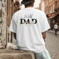 Dad Of The Wild One Zoo Birthday Safari Jungle Animal Men's Back Print T-Shirt Dad Of The Wild One Zoo Birthday Safari Jungle Animal Men's Back Print T-Shirt