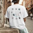Daddy Houston We Have One Year Old Space Theme 1st Birthday Men's Back Print T-Shirt
