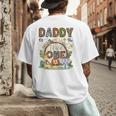 Daddy Of The Wild One 1St Birthday Boy Safari Jungle Men's Back Print T-Shirt