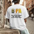 Drinking Opa Like A Regular Grandpa Much Cooler Beer Dad Men's Back Print T-Shirt