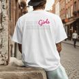 Father's Day Dad From Girl Outnumbered Men's Back Print T-Shirt Father's Day Dad From Girl Outnumbered Men's Back Print T-Shirt