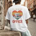 Garden I'Ll Be In My Office Father Day Plant Dad Men's Back Print T-Shirt Garden I'Ll Be In My Office Father Day Plant Dad Men's Back Print T-Shirt