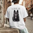 German Shepherd Shirt Shepard TShirt Dog Mom Dad Love Men's Back Print T-Shirt