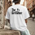 The Girl Father Dad Of Girls Daddy Daughter Men's Back Print T-Shirt