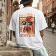Guess What Chicken Butt DadSiblingsFriends Humor Small Men's Back Print T-Shirt