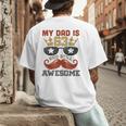 Happy His Birthday My Dad Is 63 Years Old And Still Awesome Men's Back Print T-Shirt