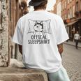 Husky Dog Pajama Husky Official Sleepshirt Mom Dad Kid Men's Back Print T-Shirt