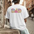 Ice Cream Dad 1st Birthday Matching Family Men's Back Print T-Shirt