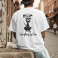 Its Fine Im Fine Everythings Fine Dog Mom Dad Lovers Men's Back Print T-Shirt