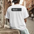 Just A Regular Dad Trying Not To Raise Liberals On Back Men's Back Print T-Shirt