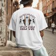 Marvel Deadpool Father's Day Who Tells Dad Jokes This Guy Men's Back Print T-Shirt
