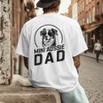Mini Aussie Dad Dog Owner For Men Dad Christmas Men's Back Print T-Shirt