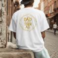 One Dad To Rule Them All Fantasy Nerd Dad Graphic Men's Back Print T-Shirt
